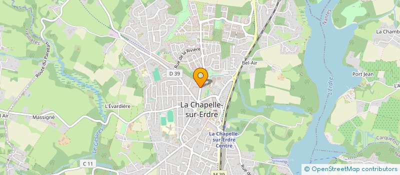 localisation de l'entreprise DEFENSE DES ANIMAUX CONTRE LES ERREURS VETERINAIRES  LA CHAPELLE-SUR-ERDRE
