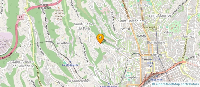localisation de l'entreprise DEFENSE DES ARTISANS RETRAITES DES ALPES MARITIMES à NICE