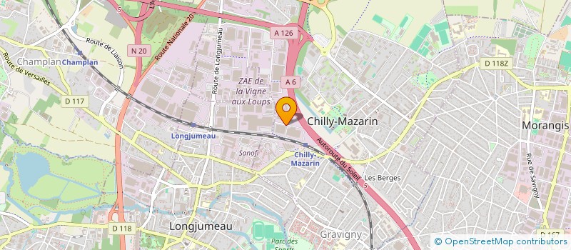localisation de l'entreprise DEFENSE DES DROITS HUMAINS ET LA PROMOTION DE LA PAIX à CHILLY-MAZARIN