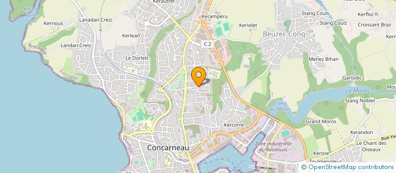 localisation de l'entreprise DEFENSE DES INVALIDES à CONCARNEAU