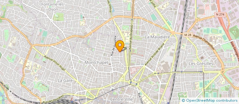 localisation de l'entreprise DEFENSE DU PATRIMOINE LYRIQUE à DIJON