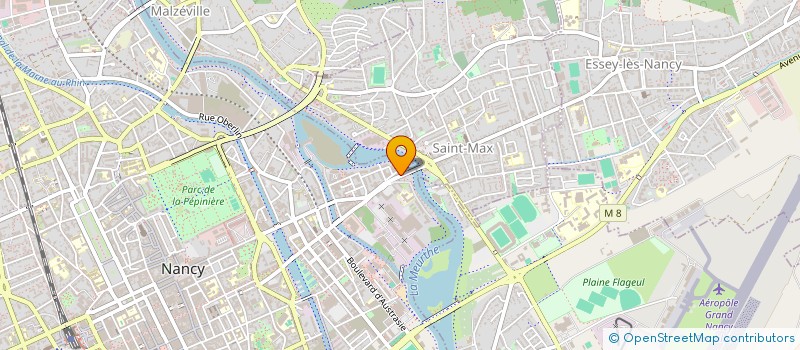 localisation de l'entreprise DEFENSE ET AVENIR DU PATRIMOINE NANCEIEN  NANCY