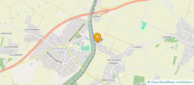 localisation de l'entreprise DEFENSE ET BIEN ETRE  SAINTE-SOULLE