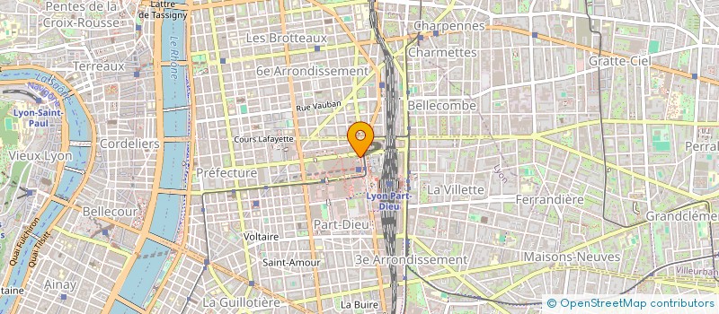 localisation de l'entreprise DEFENSE ET DEVELOPPEMENT DU PATRIMOINE - FINANCES  LYON