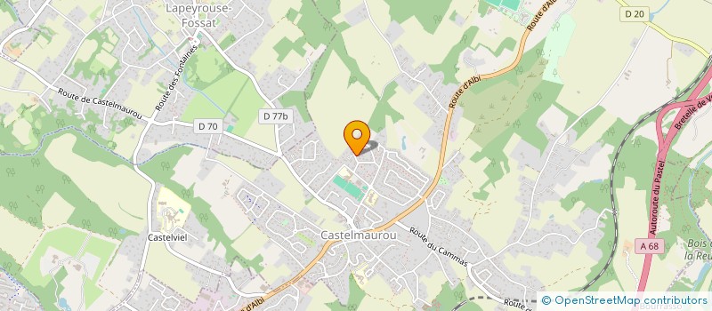 localisation de l'entreprise DEFENSE ET ILLUSTRATION DE L'INNOVATION THEATRALE  CASTELMAUROU