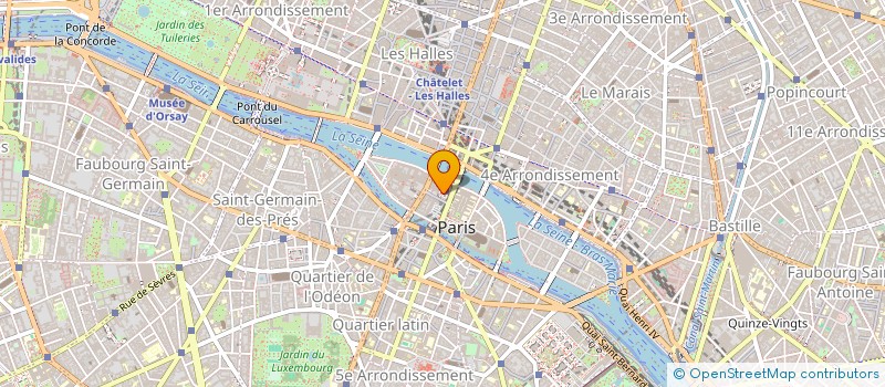 localisation de l'entreprise DEFENSE ET SAUVEGARDE DES COMMERCANTS ET DU MARCHE AUX FLEURS REINE ELIZABETH II A PARIS  PARIS