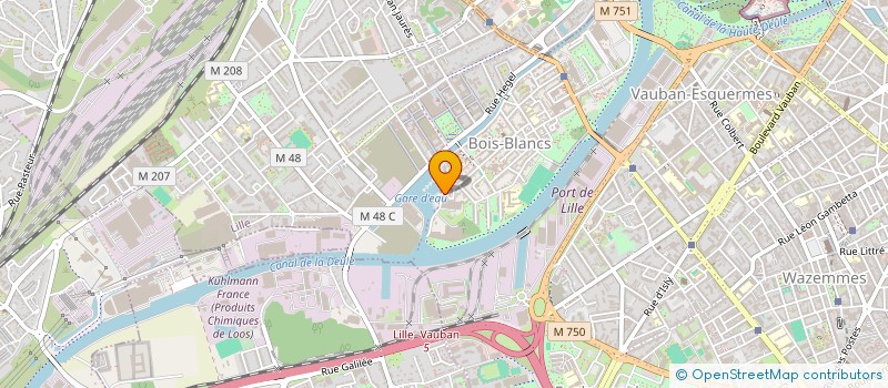 localisation de l'entreprise DEFENSE ET SOUTIEN DES DROITS DES SOURDS à LILLE