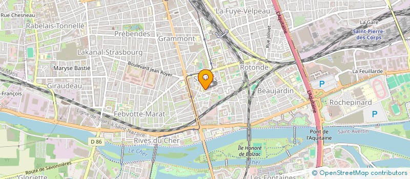 localisation de l'entreprise DEFENSE INTERETS QUARTIERS SANITAS à TOURS