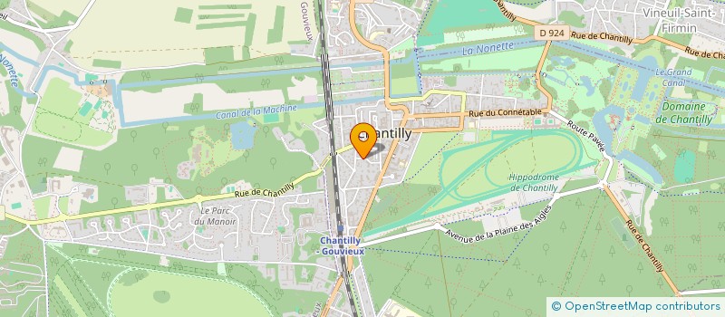 localisation de l'entreprise DEFENSE RETRAITE EPARGNE ET PATRIMOINE à CHANTILLY