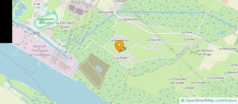 localisation de l'entreprise DEFENSE RIVERAINS CENTRALE CORDEMAIS  CORDEMAIS