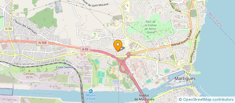localisation de l'entreprise DEFENSES HUMANITAIRES (DH) à MARTIGUES