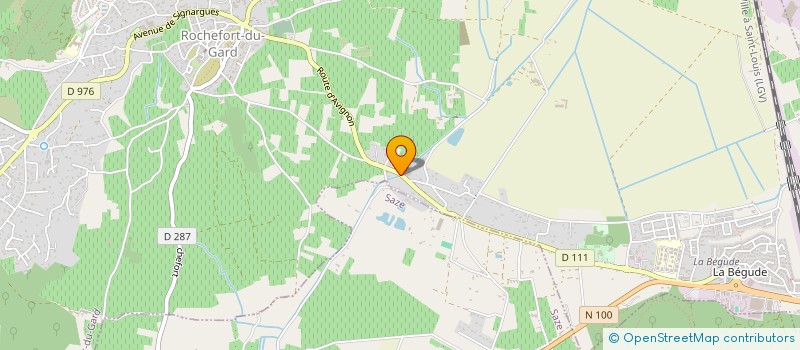 localisation de l'entreprise DEFENSEURS DU COTAGE MARIE  ROCHEFORT-DU-GARD