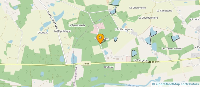 localisation de l'entreprise DEFENSIO GROUP  NEUNG-SUR-BEUVRON