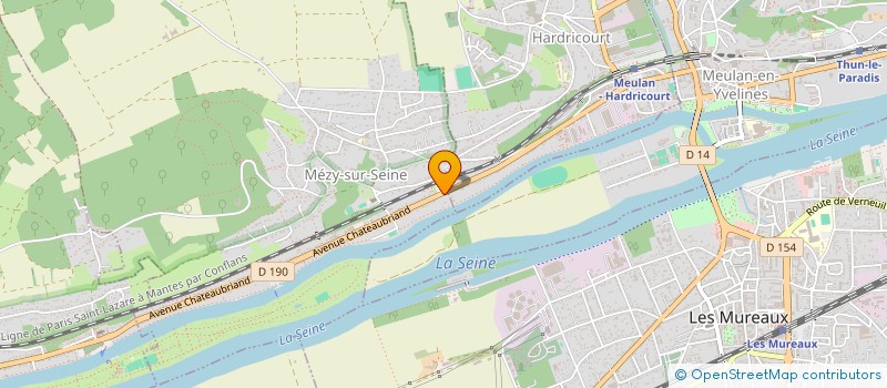 localisation de l'entreprise DEFER  MEZY-SUR-SEINE