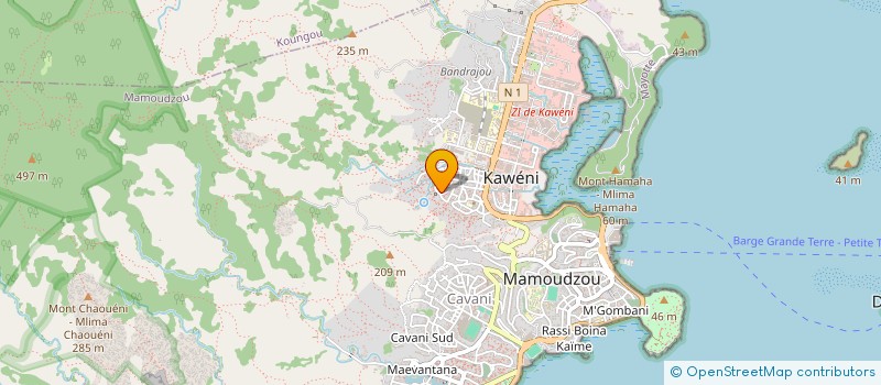 localisation de l'entreprise DEFFENSE DE DROIT DE L'HOMME ET DU CITOYEN A MAYOTTE à MAMOUDZOU