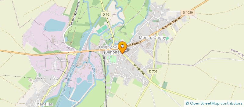 localisation de l'entreprise DEFFENSE ET LAMOTE  ORIGNY-SAINTE-BENOITE