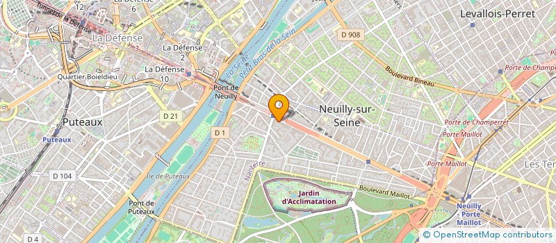localisation de l'entreprise DEFFERRIERE - AVOCAT à NEUILLY-SUR-SEINE