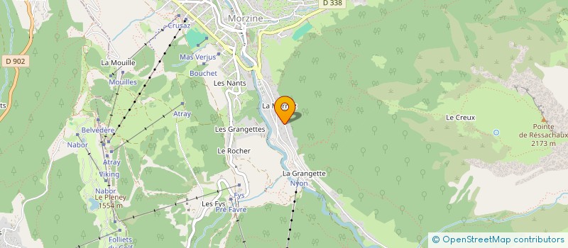 localisation de l'entreprise DEFFERT-BAUD IMMOBILIER à MORZINE