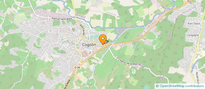 localisation de l'entreprise DEFFI BUSINESS à COGOLIN