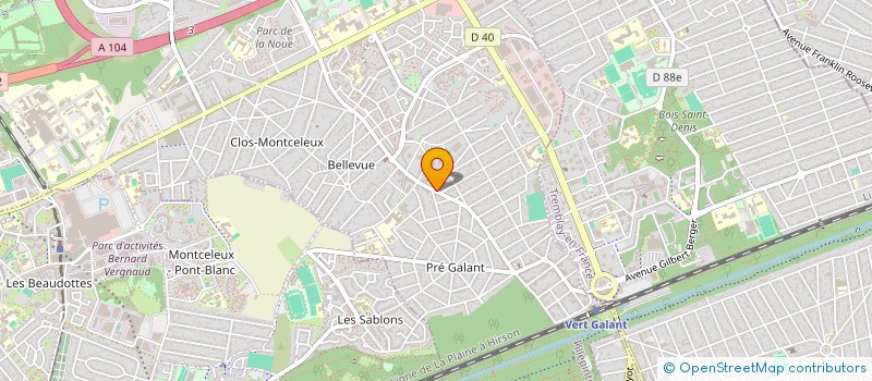 localisation de l'entreprise DEFFOSSO à VILLEPINTE