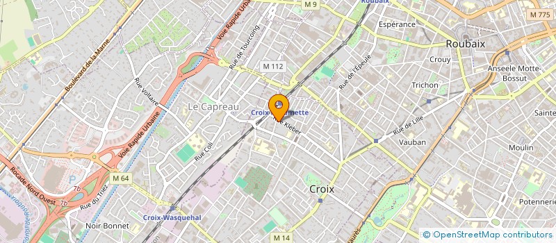localisation de l'entreprise DEFFRENNE SARL à CROIX