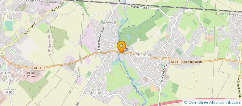 localisation de l'entreprise DEFFRENNES DUPLOUY FRERES à ANSTAING