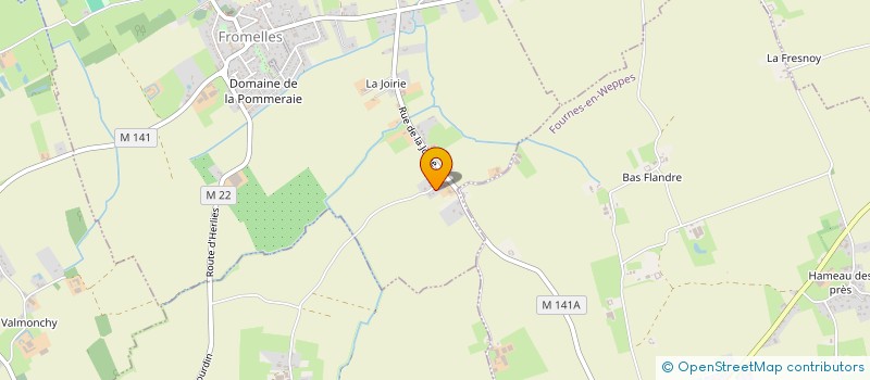 localisation de l'entreprise DEFFRENNES-MASSIN  FROMELLES