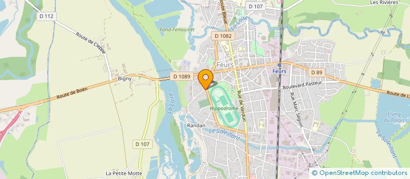 localisation de l'entreprise DEFI 1  FEURS