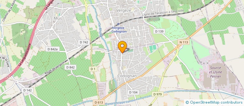 localisation de l'entreprise DEFI 30  CODOGNAN