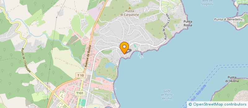 localisation de l'entreprise DEFI à PORTO VECCHIO