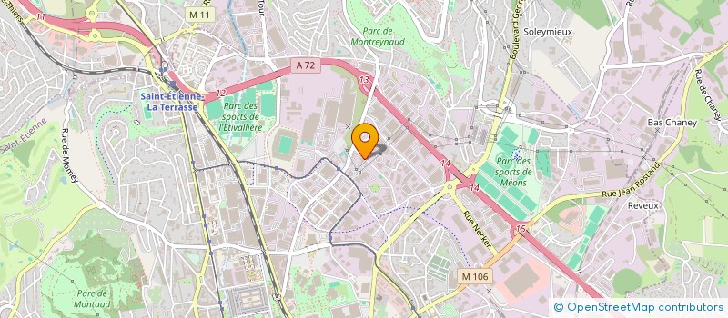 localisation de l'entreprise DEFI 3D à SAINT-ETIENNE