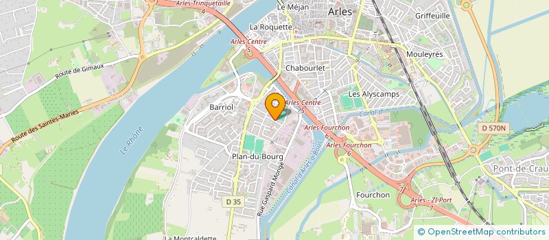 localisation de l'entreprise DEFI à ARLES