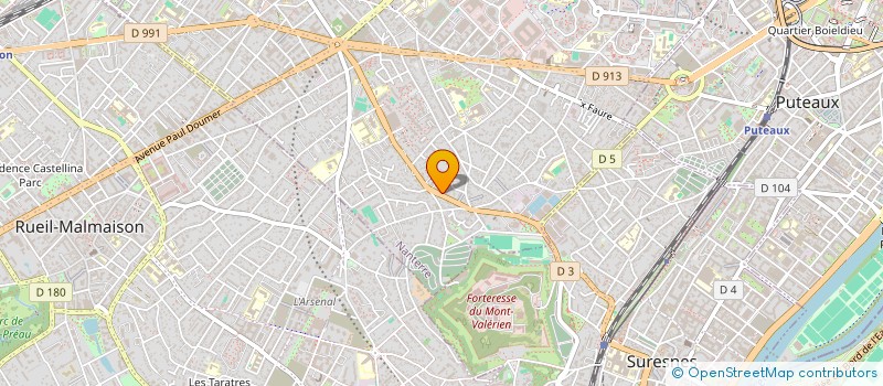 localisation de l'entreprise DEFI à NANTERRE