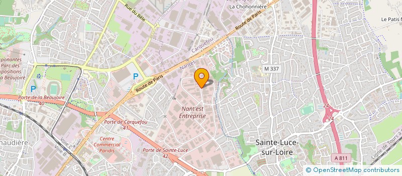 localisation de l'entreprise DEFI 44  NANTES