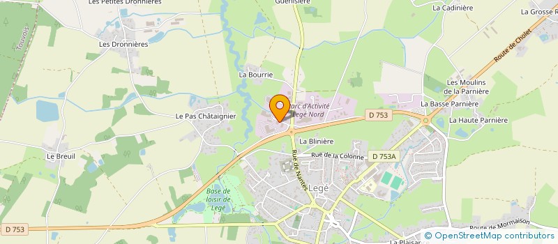 localisation de l'entreprise DEFI à LEGE