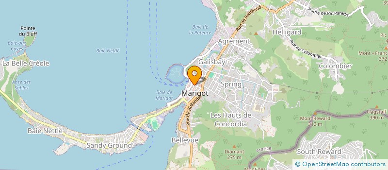 localisation de l'entreprise DEFI  SAINT MARTIN