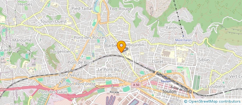localisation de l'entreprise DEFI 83 à TOULON
