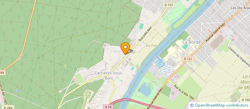 localisation de l'entreprise DEFI 95  LE MESNIL-LE-ROI