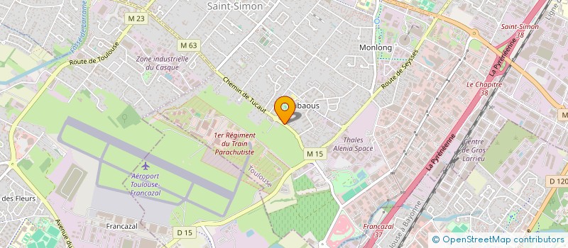localisation de l'entreprise DEFI  TOULOUSE