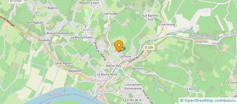 localisation de l'entreprise DEFI  LE TOURNE