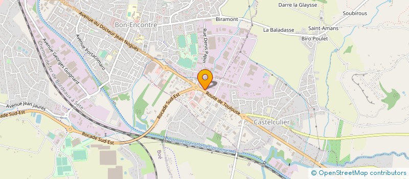 localisation de l'entreprise DEFI AUTO à CASTELCULIER