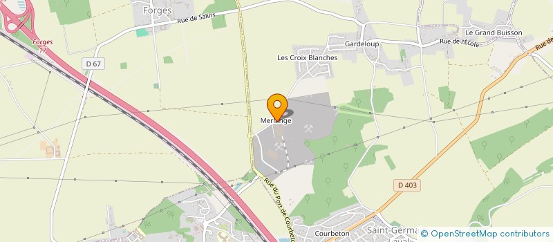 localisation de l'entreprise DEFI AUTOMOBILE ET INDUSTRIE à SAINT-GERMAIN-LAVAL