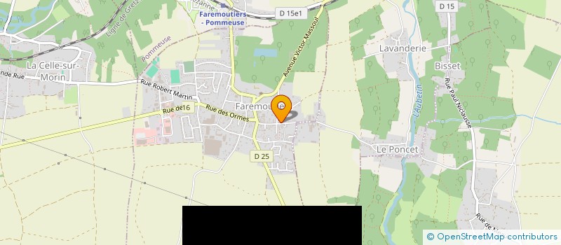 localisation de l'entreprise DEFI CHARPENTE  FAREMOUTIERS