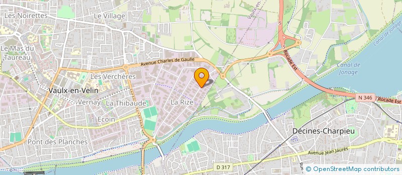 localisation de l'entreprise DEFI CONSEILS à VAULX-EN-VELIN