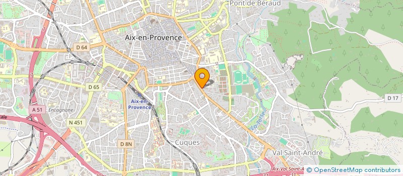 localisation de l'entreprise DEFI CONSTRUCTION à AIX-EN-PROVENCE