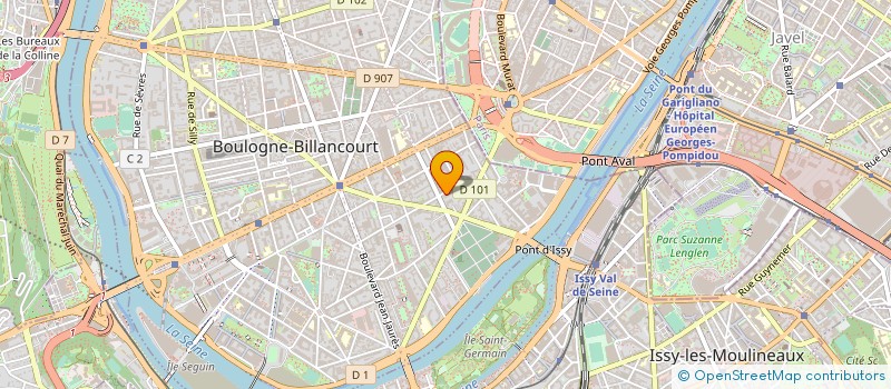 localisation de l'entreprise DEFI CRECHE CABRIOLE à BOULOGNE-BILLANCOURT