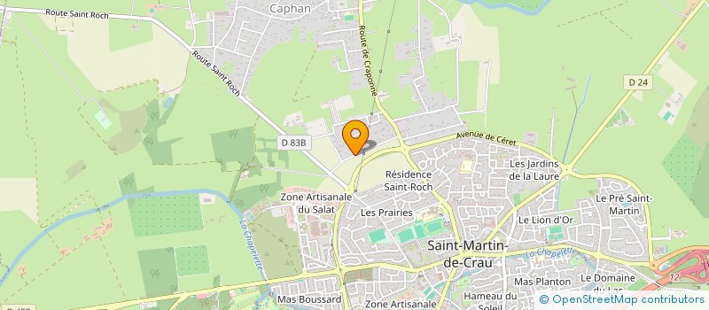localisation de l'entreprise DEFI DE LA CRAU à SAINT-MARTIN-DE-CRAU