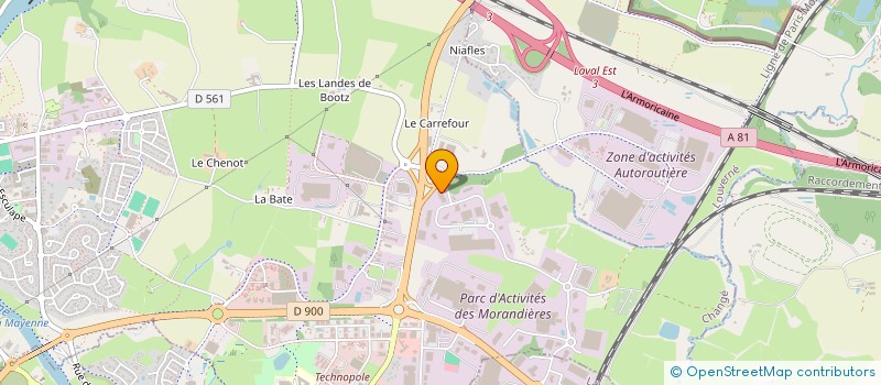localisation de l'entreprise DEFI (DES EMPLOIS PAR LA FORMATION POUR L'INSERTION) à CHANGE