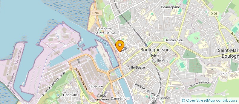 localisation de l'entreprise DEFI DES PECHEURS BOULONNAIS à BOULOGNE-SUR-MER
