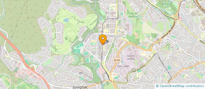 localisation de l'entreprise DEFI - DEVELOPPEMENT FORMATION INSERTION à MONTPELLIER
